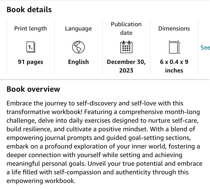 The Self Love Workbook