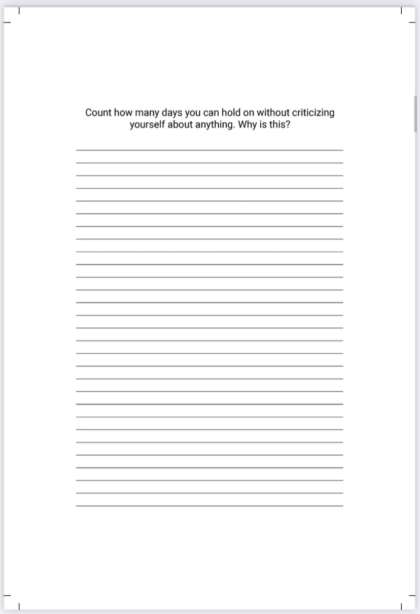 The Self Love Workbook