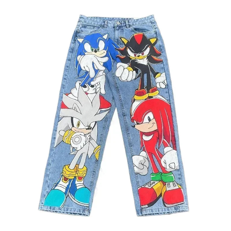 ItGirl Custom Vinyl Graphic Denim Jeans