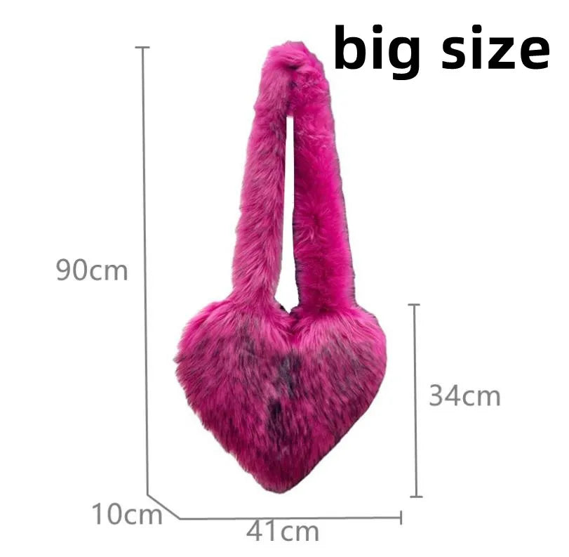 Heart Fur Messenger Bag