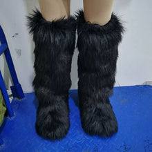 Load image into Gallery viewer, Tall Fur Boots
