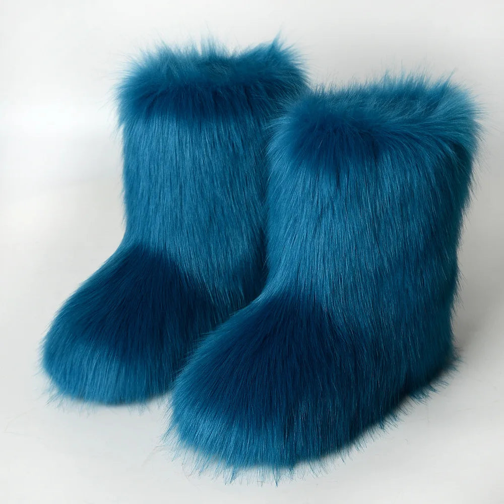 Faux Fur Boots
