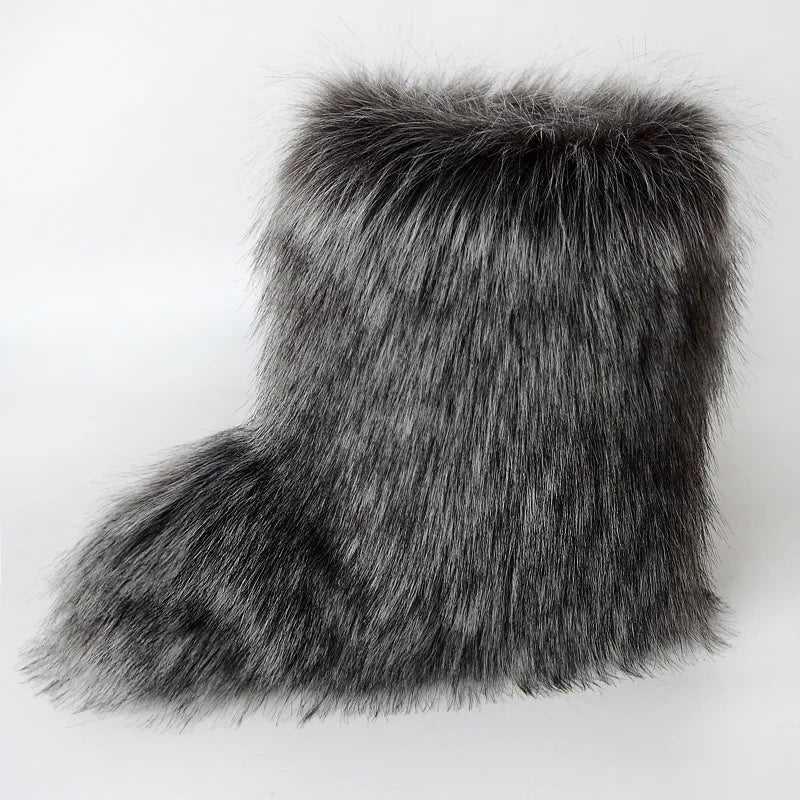 Faux Fur Boots