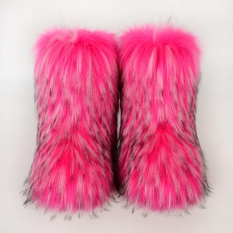 Faux Fur Boots