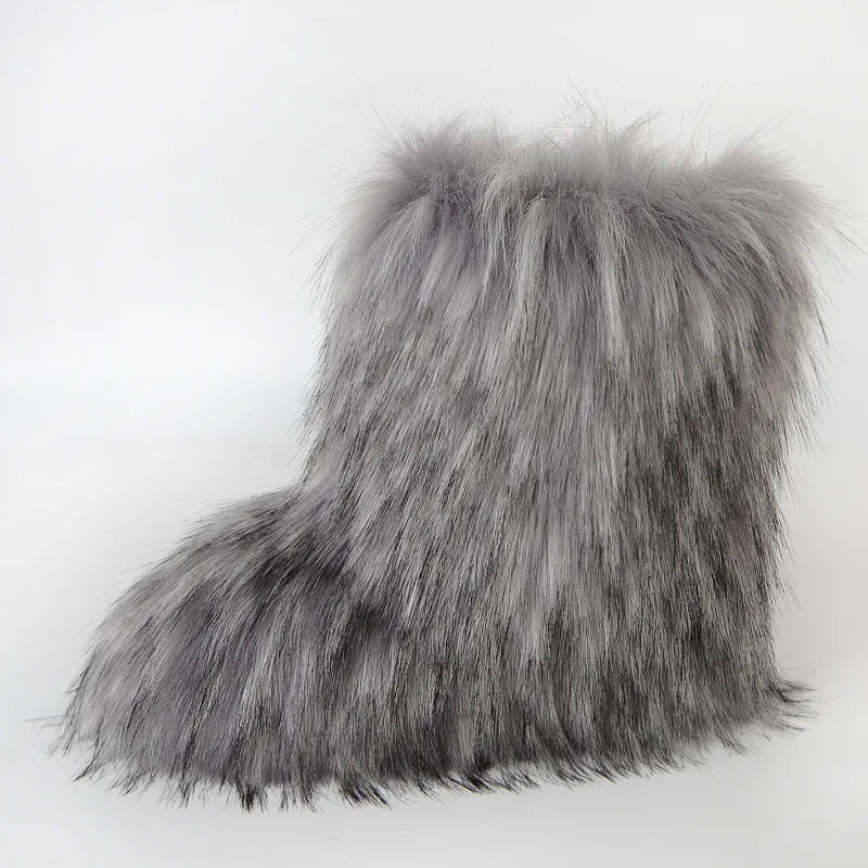 Faux Fur Boots