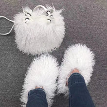 Load image into Gallery viewer, Fluffy Slipper &amp; Bag Set
