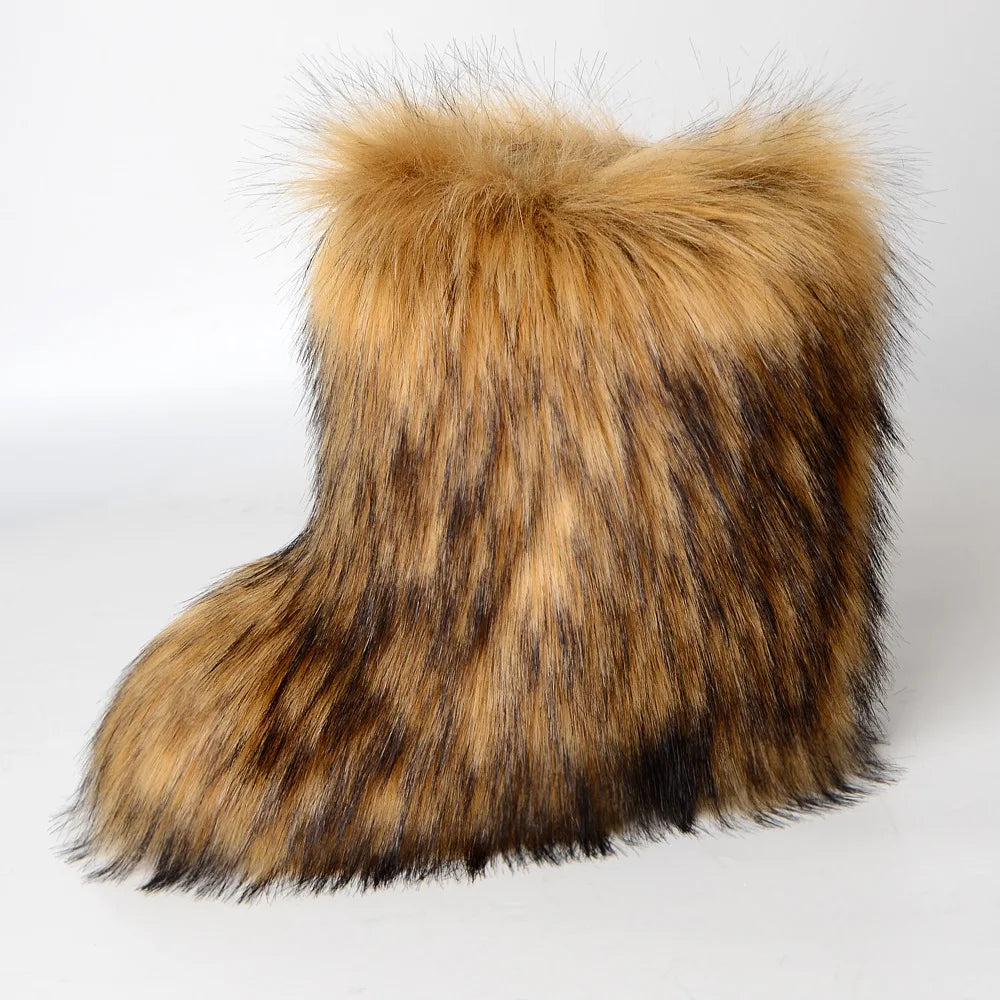 Faux Fur Boots