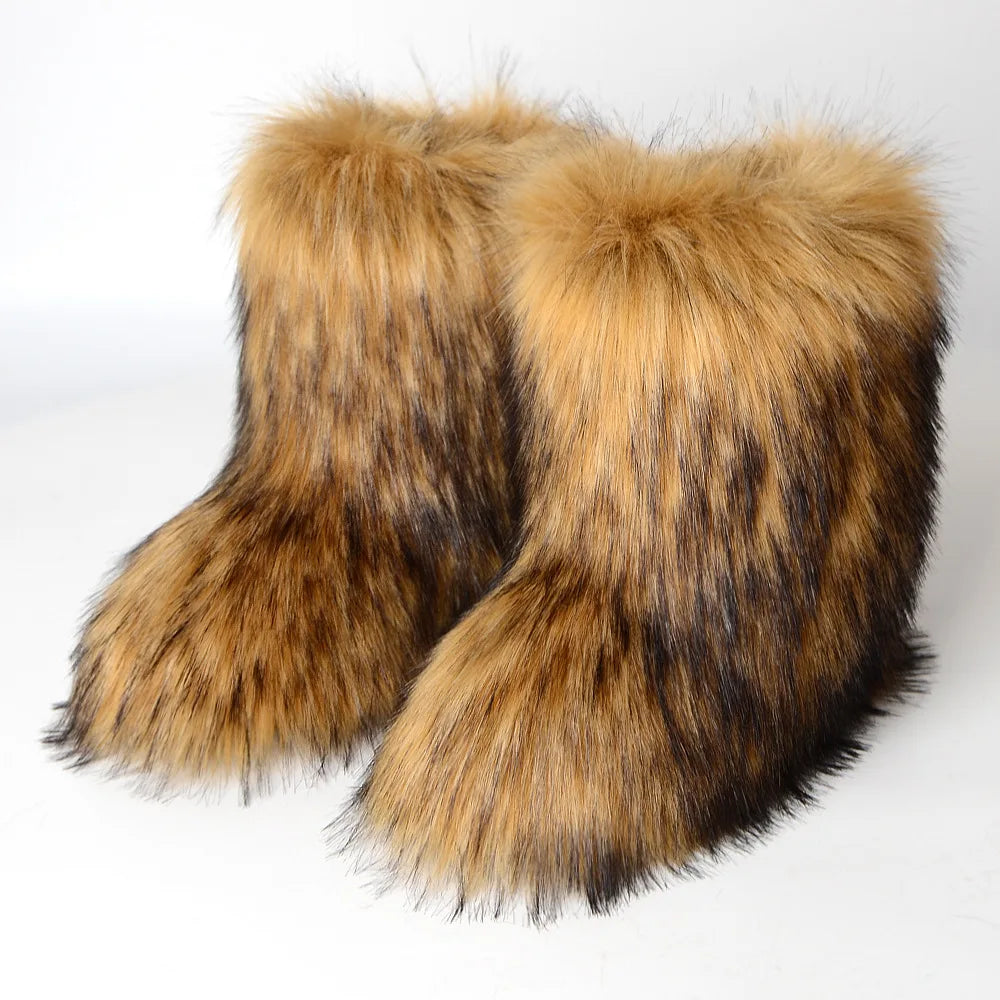 Faux Fur Boots
