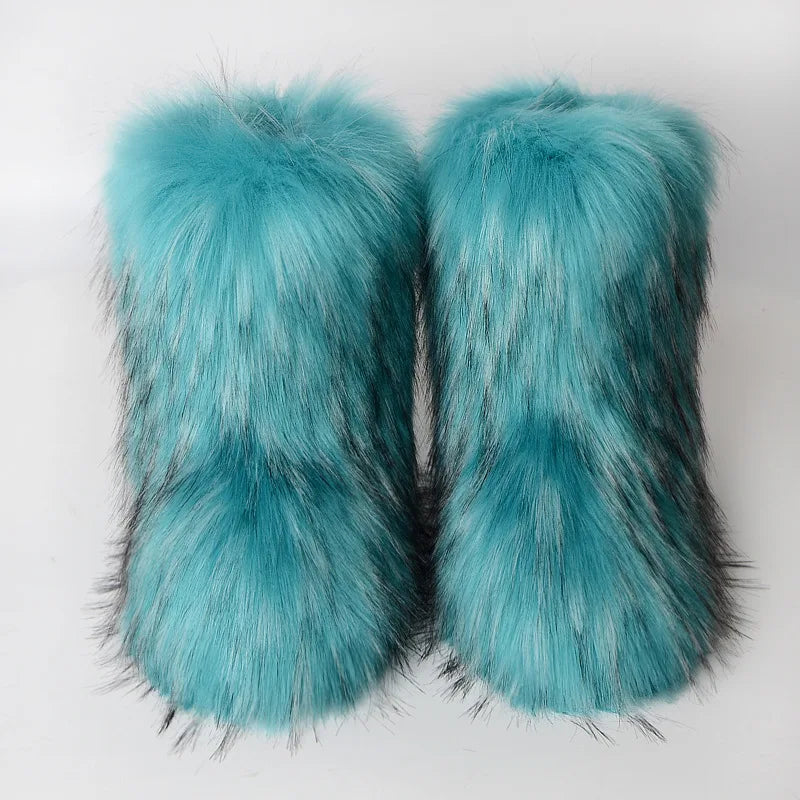 Faux Fur Boots