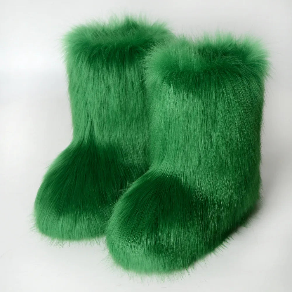 Faux Fur Boots