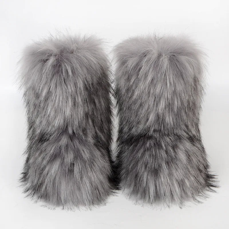 Faux Fur Boots