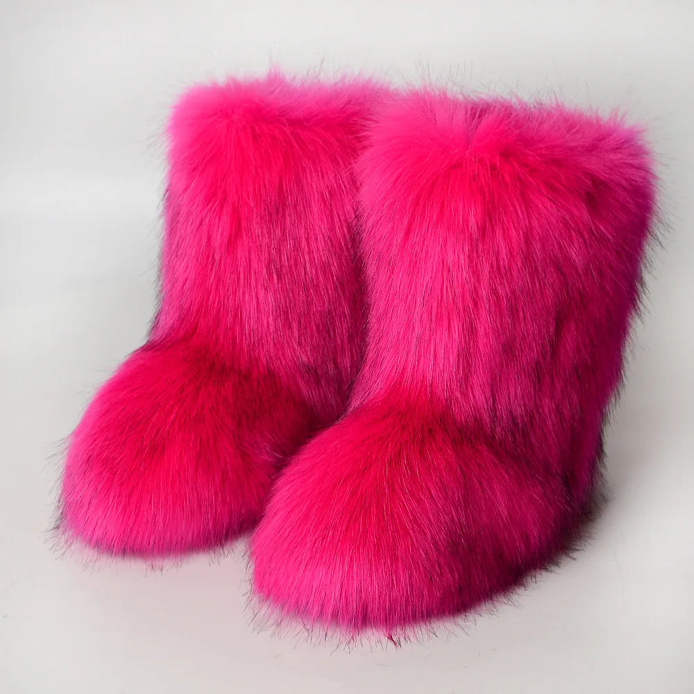 Faux Fur Boots