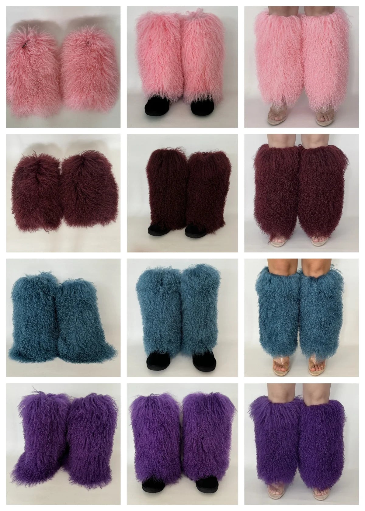 LONG Mongolian Boot Fur Cuff ONLY