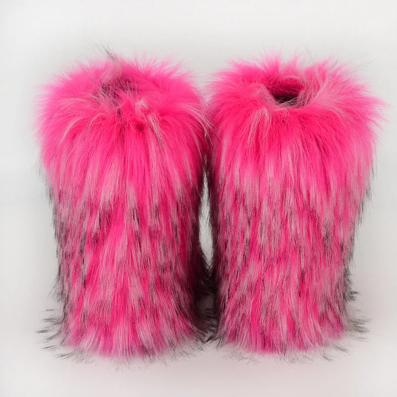 Faux Fur Boots