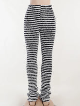 Load image into Gallery viewer, Fuzzy Striped Pants
