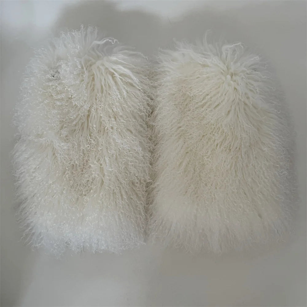LONG Mongolian Boot Fur Cuff ONLY
