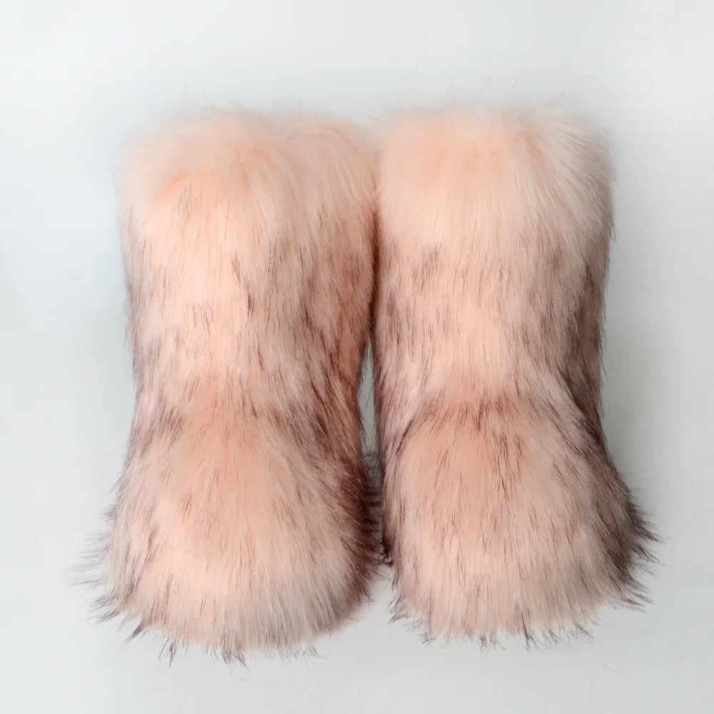 Faux Fur Boots