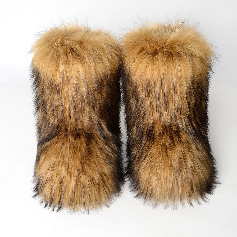 Faux Fur Boots