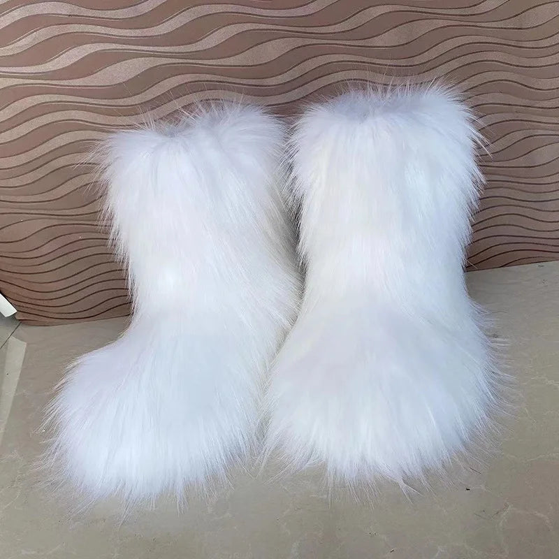 Faux Fur Boots