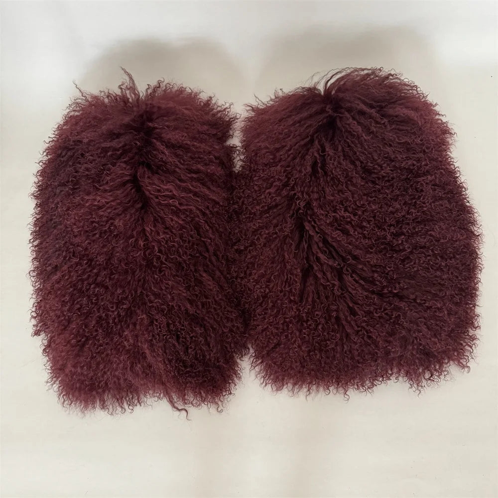 LONG Mongolian Boot Fur Cuff ONLY