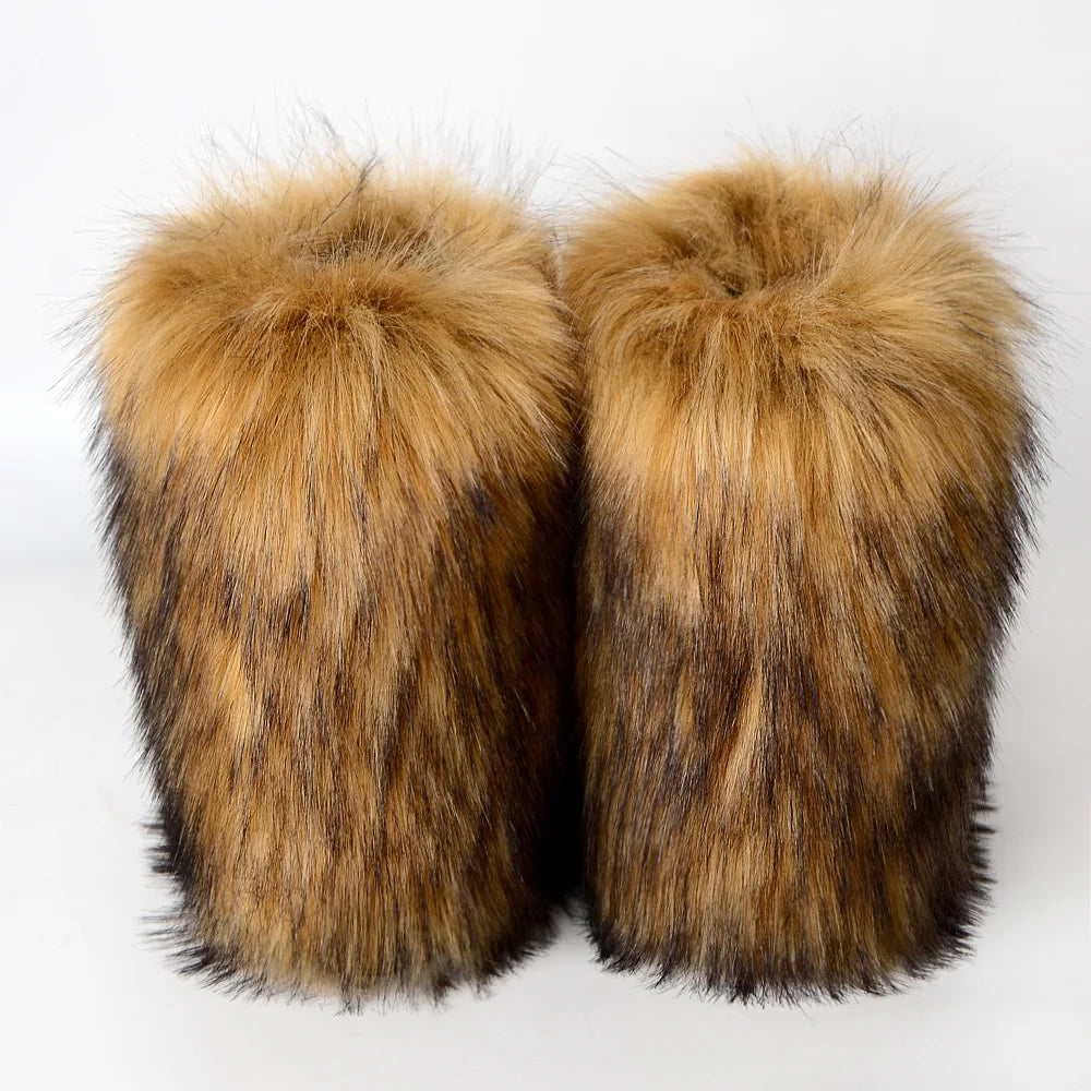 Faux Fur Boots