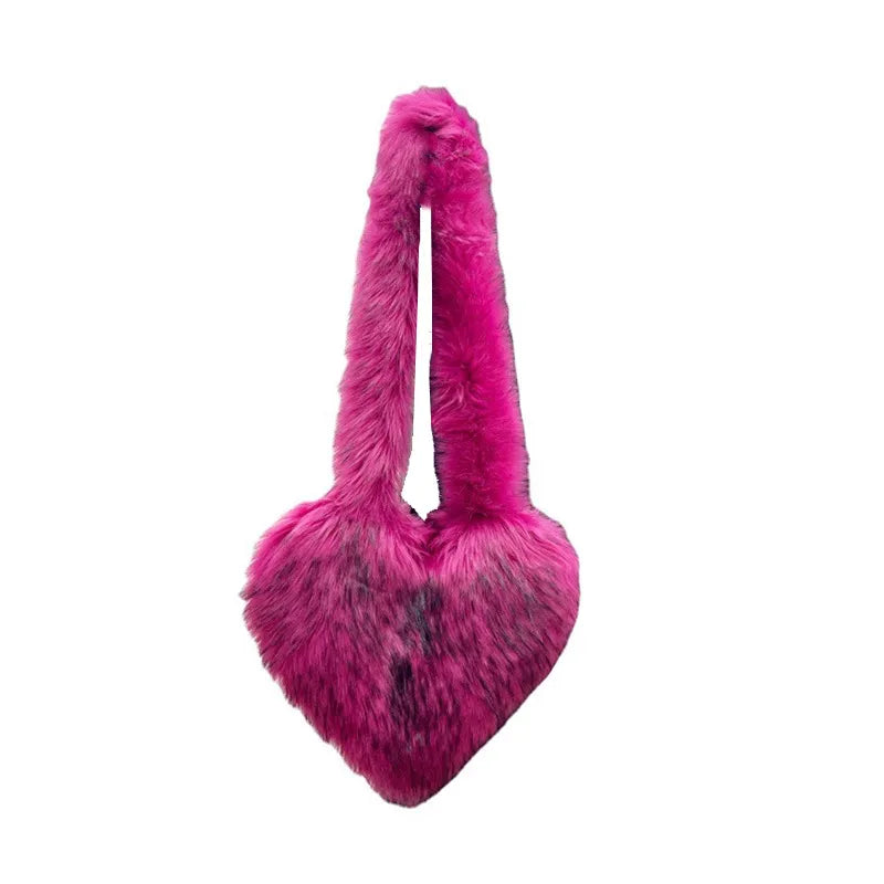 Heart Fur Messenger Bag