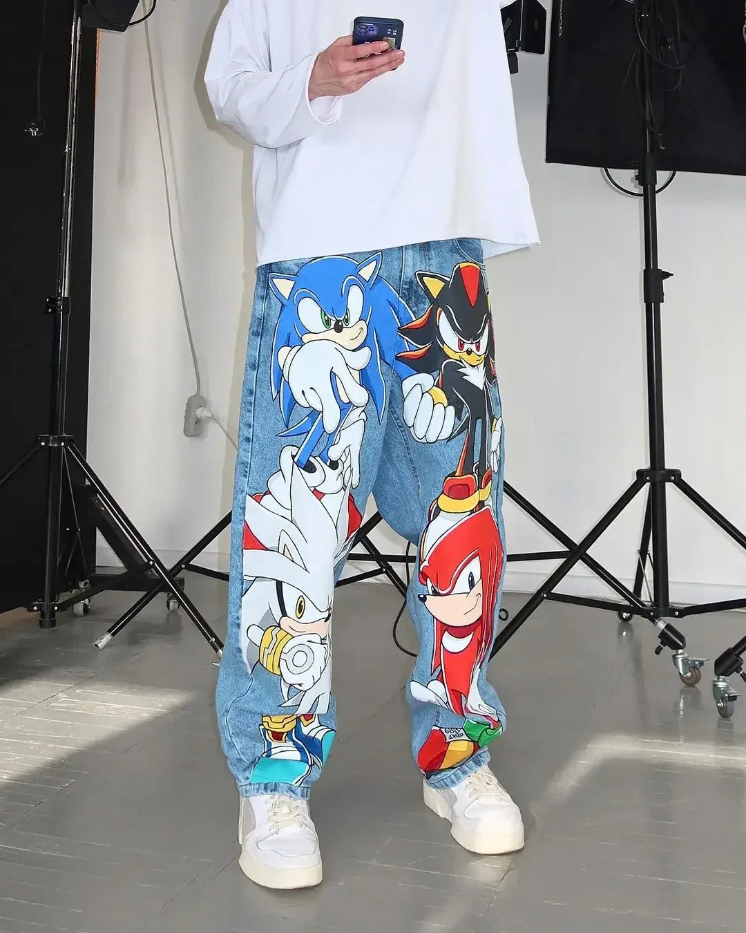 ItGirl Custom Vinyl Graphic Denim Jeans