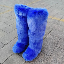 Load image into Gallery viewer, Tall Fur Boots
