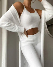 Load image into Gallery viewer, Fleece 3 Piece Lounge Wear Set
