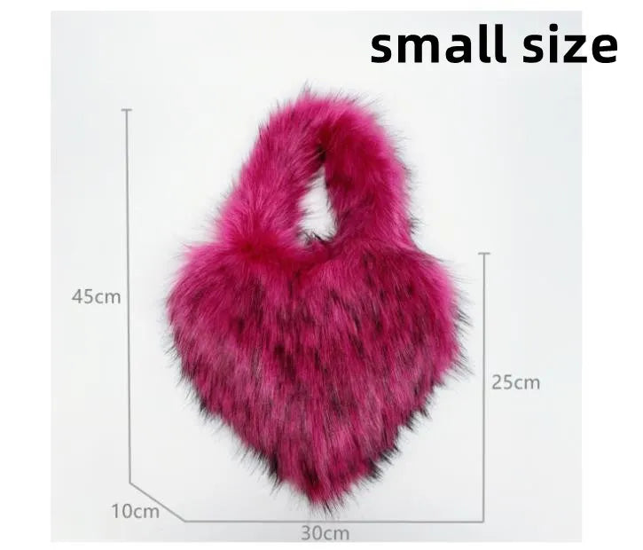 Heart Fur Messenger Bag