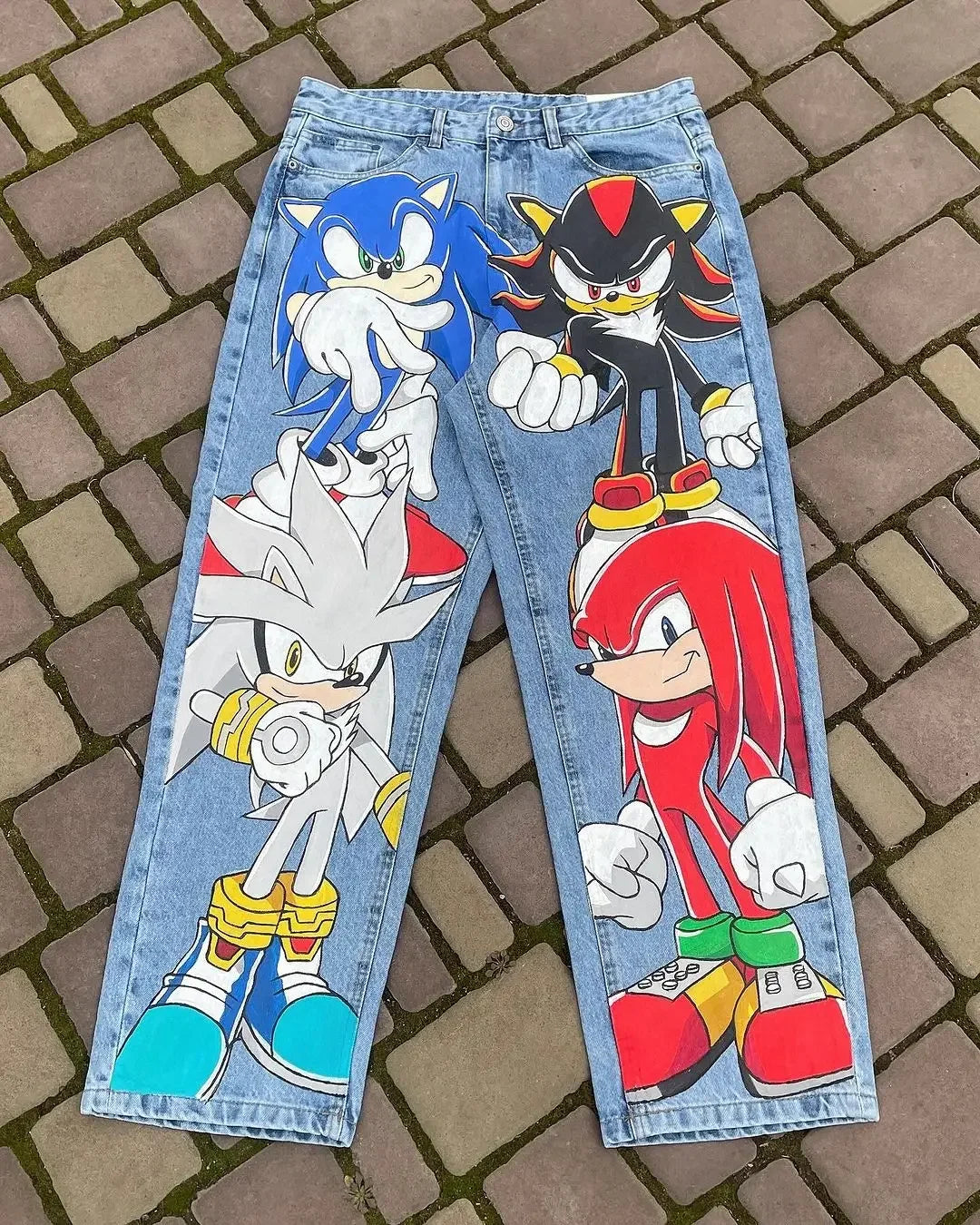 ItGirl Custom Vinyl Graphic Denim Jeans