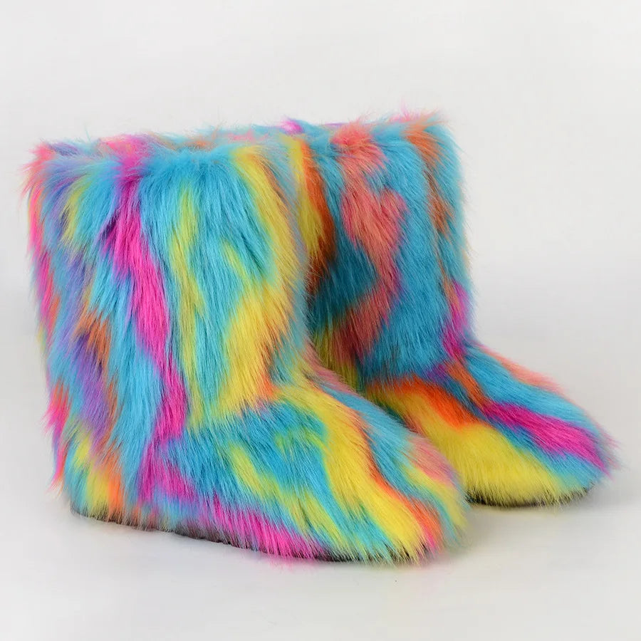 Faux Fur Boots