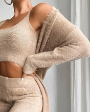 Load image into Gallery viewer, Fleece 3 Piece Lounge Wear Set
