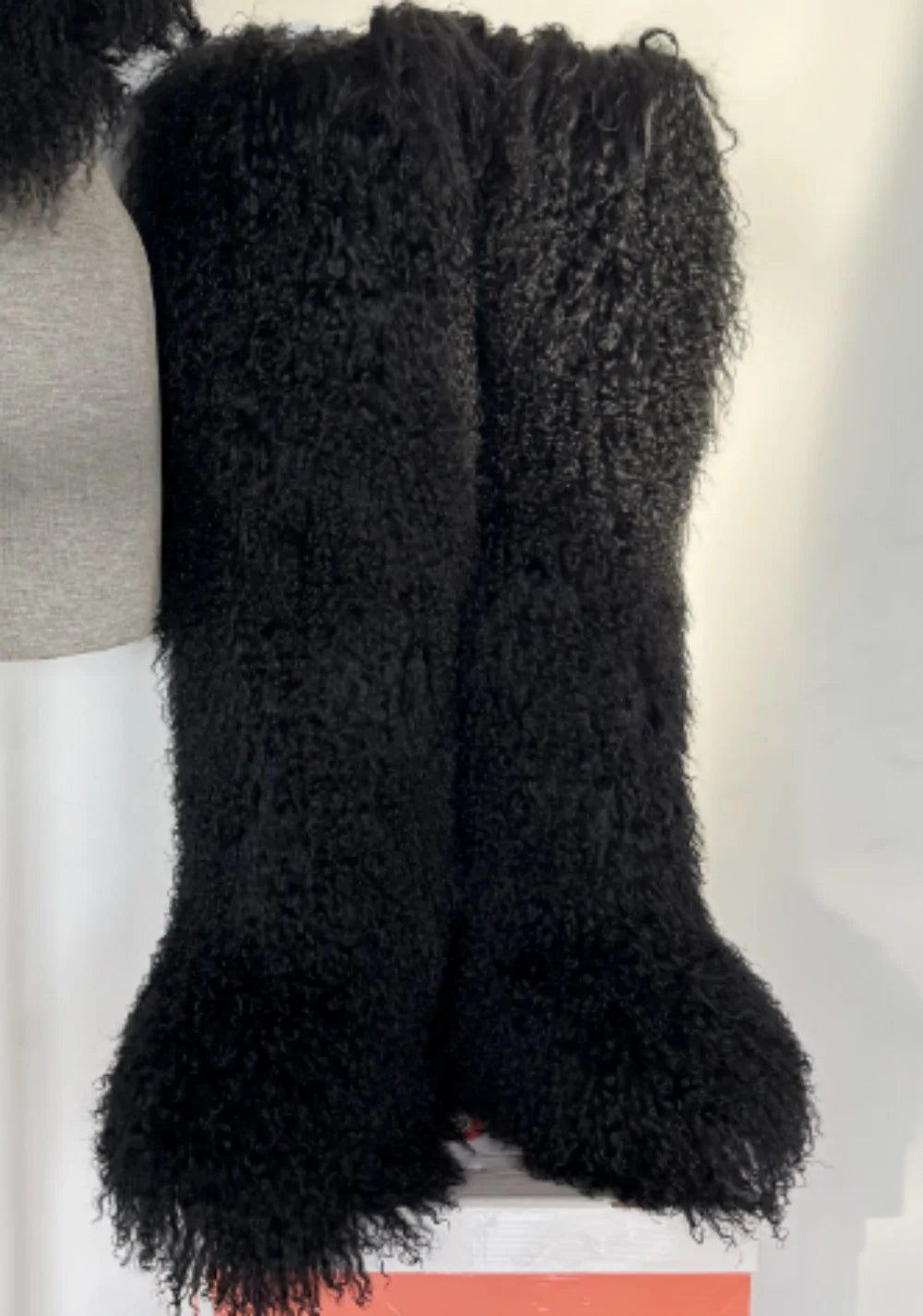 Thigh High Mongolian Fur Boots – Luxury Statement Boots for ItGirls