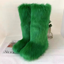 Load image into Gallery viewer, Tall Fur Boots
