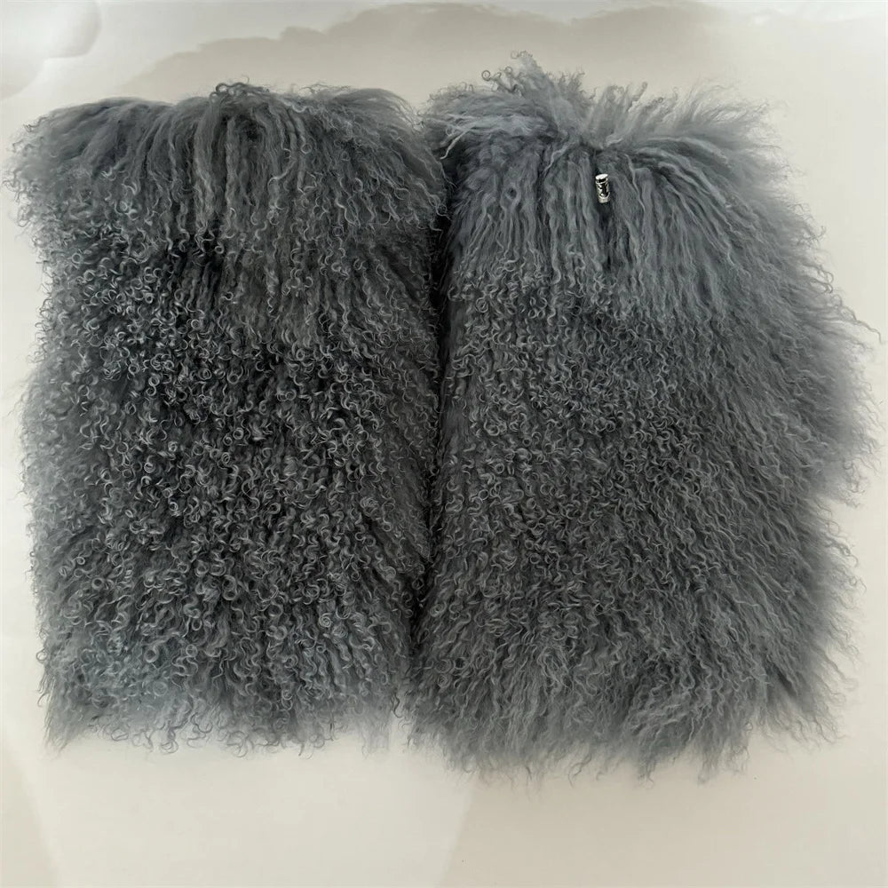 LONG Mongolian Boot Fur Cuff ONLY