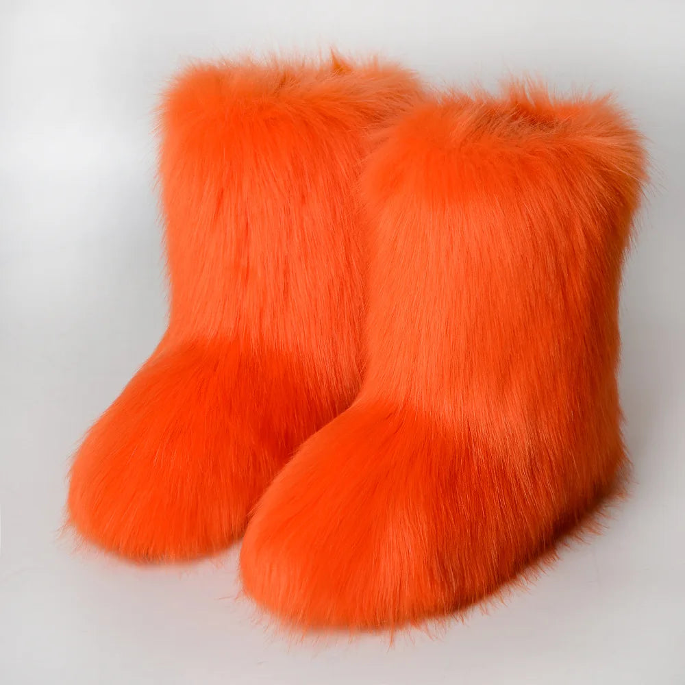 Faux Fur Boots